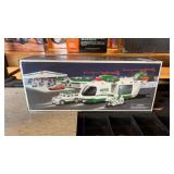 Hess Toy Helicopter with Motorcycle and Cruiser