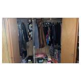 Contents of Closet Womens Clothing and Shoes
