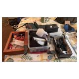 Lot of Camera Straps, Parts, Bulbs and More