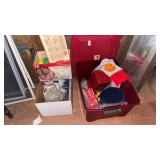 Lot of Easter and Christmas Decorations