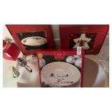 Lenox winter greetings pierced low bowe, angel