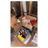 Lot of 3 Boxes Stuffed Animals