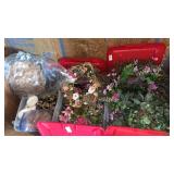 Lot of 3 Tubs of Christmas Arrangements