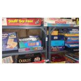 Two Shelves of Board Games