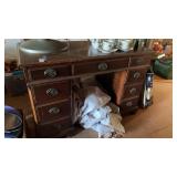 Wooden Desk No contents