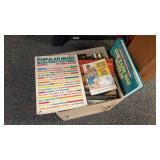 Crate of Vintage Sheet Music Books