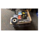 Lot of 45 Records and Cassettes