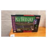 SNES PGA Tour Golf In Box