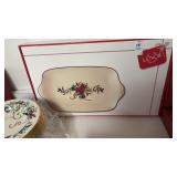 Lenox winter greetings serving tray
