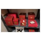 Lenox winter greetings party plates set of 4, dip