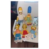 Lot of Simpsons Burger King Dolls
