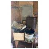 Glasses, Metal Cans, Yarn and More