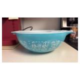 4 Pc Pyrex Amish Butterprint Turquoise Nesting