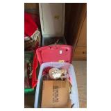 Two Totes of Assorted Christmas Decorations