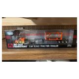 Die Cast Metal Peterbilt 1:64 Scale Truck Trailer