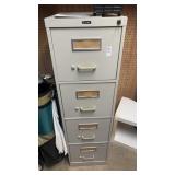 Global 4 Drawer Filing Cabinet W Key