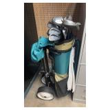 Golf Cart W Prestige Golf Clubs