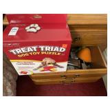 Dog treat puzzle & variety drawer lot