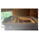 Tote of Assorted Glass Dishes