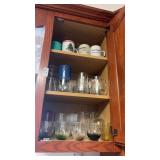 Lot of Drinking Glasses, Mugs and More