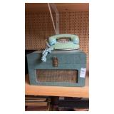 Zenith Record Player and Telephone