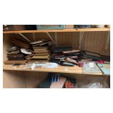 Shelf Lot of Picture Frames