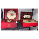 Lenox winter greetings tree dish, sentiment