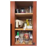 Lot of Glasses, Kitchen Items, and More