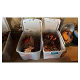 Two Totes of Fall Decor