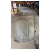 Big plastic hollow decorative rock