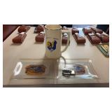 Barnes & Tucker Mug, Ashtrays, and Money Clip