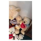 Lot of stuffed animals