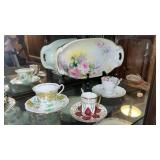 Shelf of Assorted Teacup China