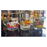 Lot of 3 Garfield McDonaldï¿½s Glasses