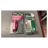 Mace and Sabre Brand Pepper Spray