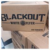 Blackout white flyer targets (135) new in box