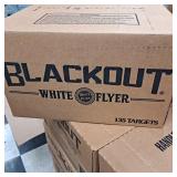 Blackout white flyer targets (135) new in box