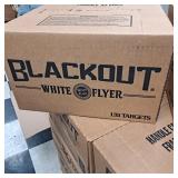 Blackout white flyer targets (135) new in box