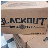 Blackout white flyer targets (135) new in box