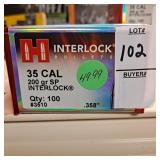 Hornady FTX bullets 35 cal 200 gr,  .358  (100)