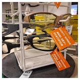 Round glasses display rack 23 inches high no