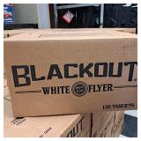 Blackout white flyer targets (135) new in box