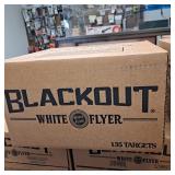 Blackout white flyer targets (135) new in box