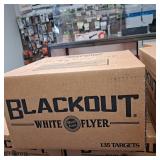 Blackout white flyer targets (135) new in box