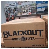 Blackout white flyer targets (135) new in box