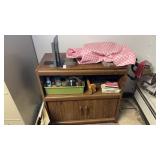 Microwave Stand W Contents