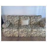 Vintage Broyhill floral pattern sofa - 83 inches