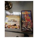 Gene Autry cassette and western dvd lot