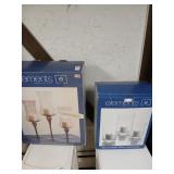 Elements hurricane candleholder lot of 2
