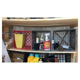 Krud Cleaner, Clamp Light, all contents on shelf